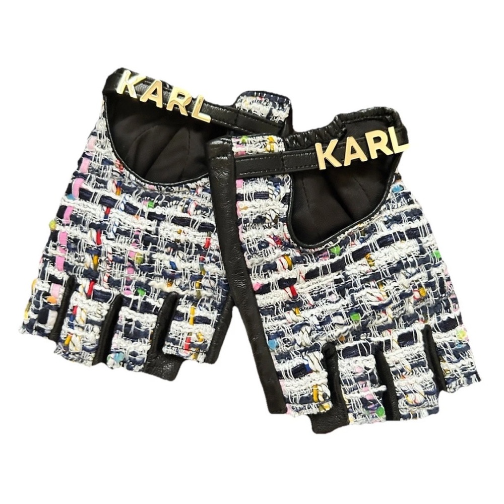 Karl Lagerfeld Multicolor Fingerless Gloves